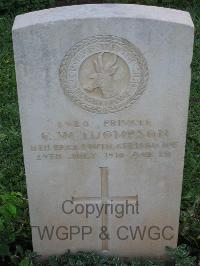 Dar Es Salaam War Cemetery - Thompson, Charles William